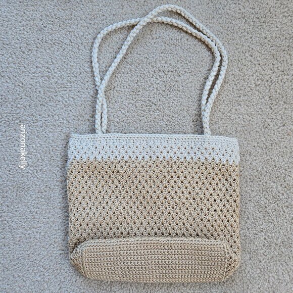 NWT The Sak Crochet Neutral Colors Bag - Picture 4 of 13